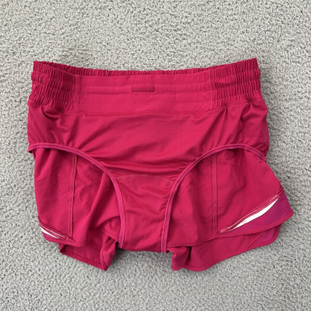 Lululemon Hotty Hot Shorts High Rise 2.5" Passionate Pink Athletic Women's 8 - Picture 3 of 9